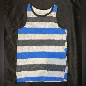 Garanimals Blue and Gray Striped Tank Top (5T)